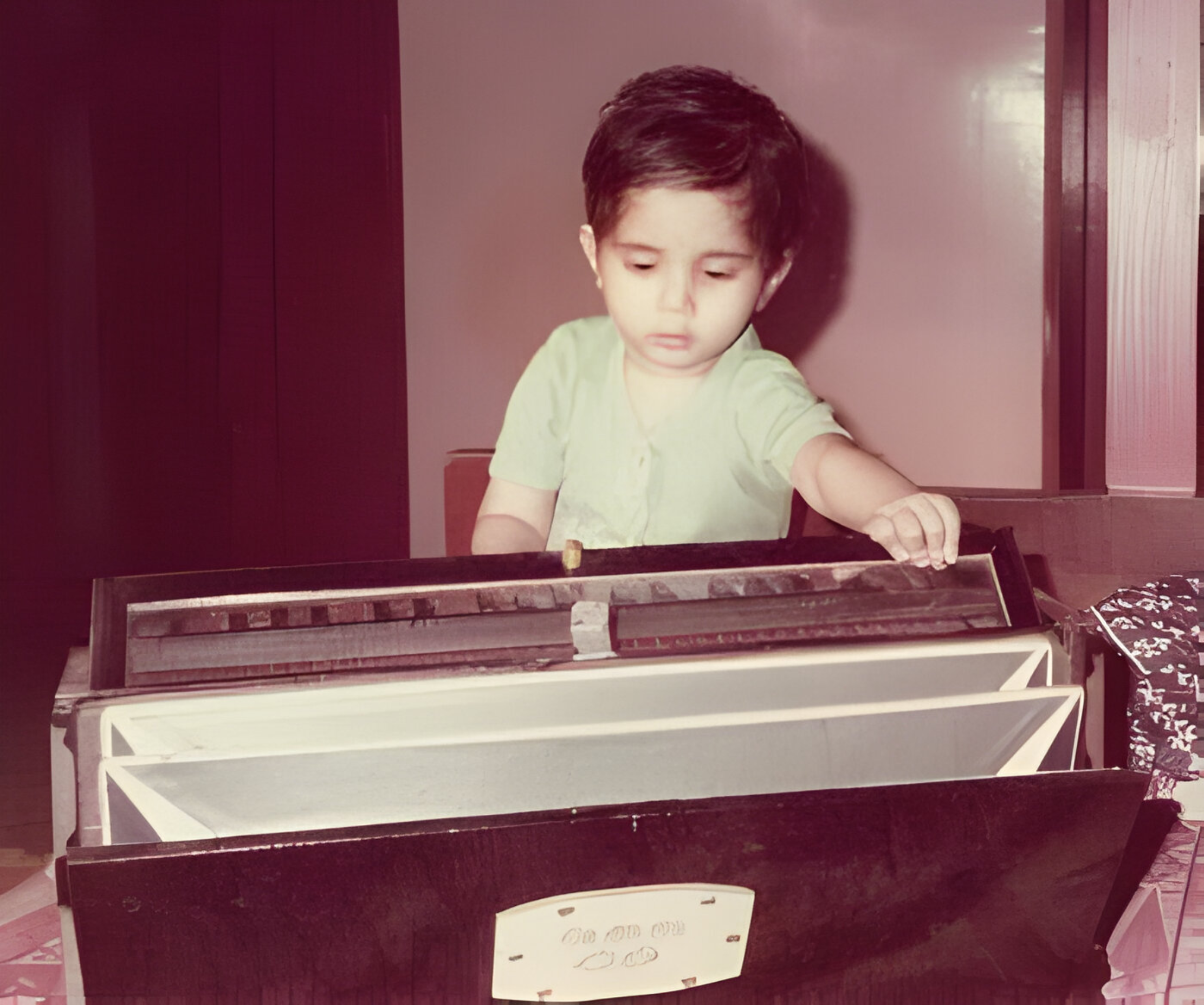 3 year old me